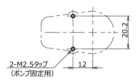 RP-CⅢ　取付穴図