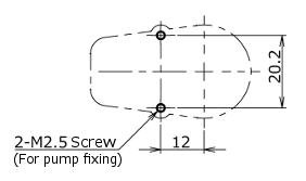 RP-C3 Mounting hole drawing