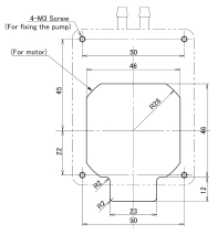 RP-HII Mounting hole drawing