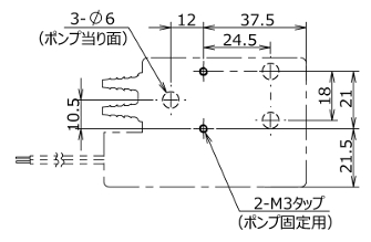 RP-KⅡ　取付穴図