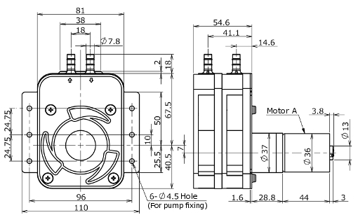 RP-S outline drawing