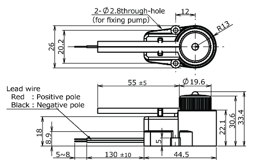 RP-C3 outline drawing