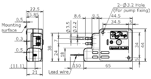 RP-G3 Outline drawing