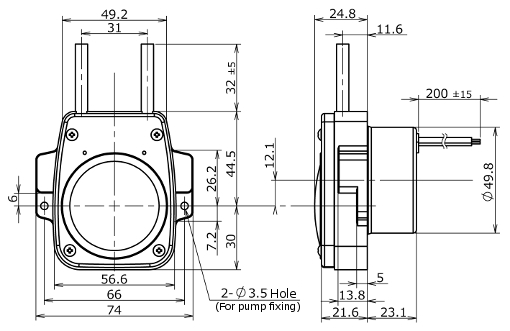 RP-M(DC) Outline drawing