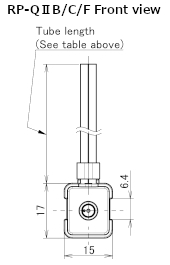 RP-Q2B/C Outline drawing