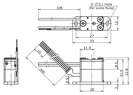 RP-TX Outline drawing