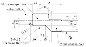 Mounting holes drawing